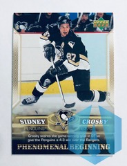 2005-06 UD Phenomenal Beginning Gold Sidney Crosby #17 Pittsburgh Penguins